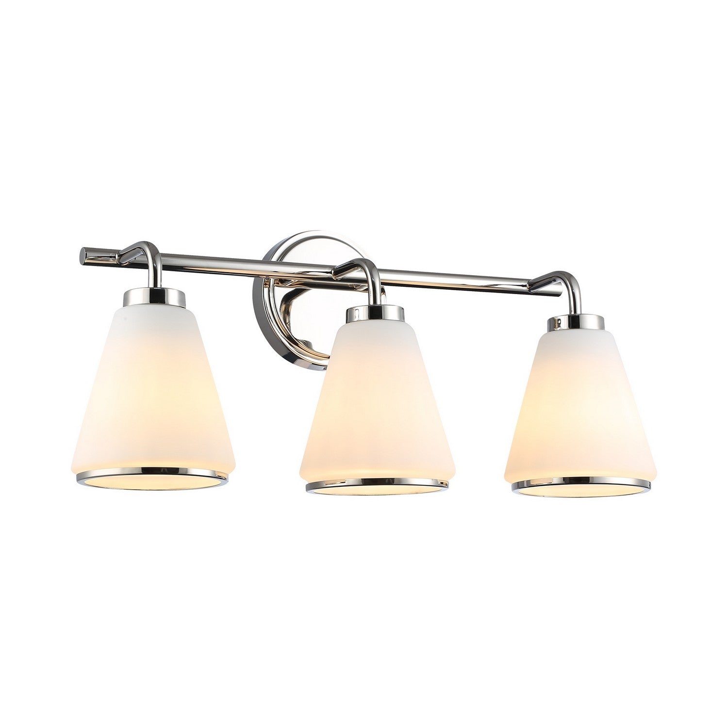 Artcraft Canada - AC12123PN - Meuble-lavabo à trois lumières - Zoey - Nickel poli