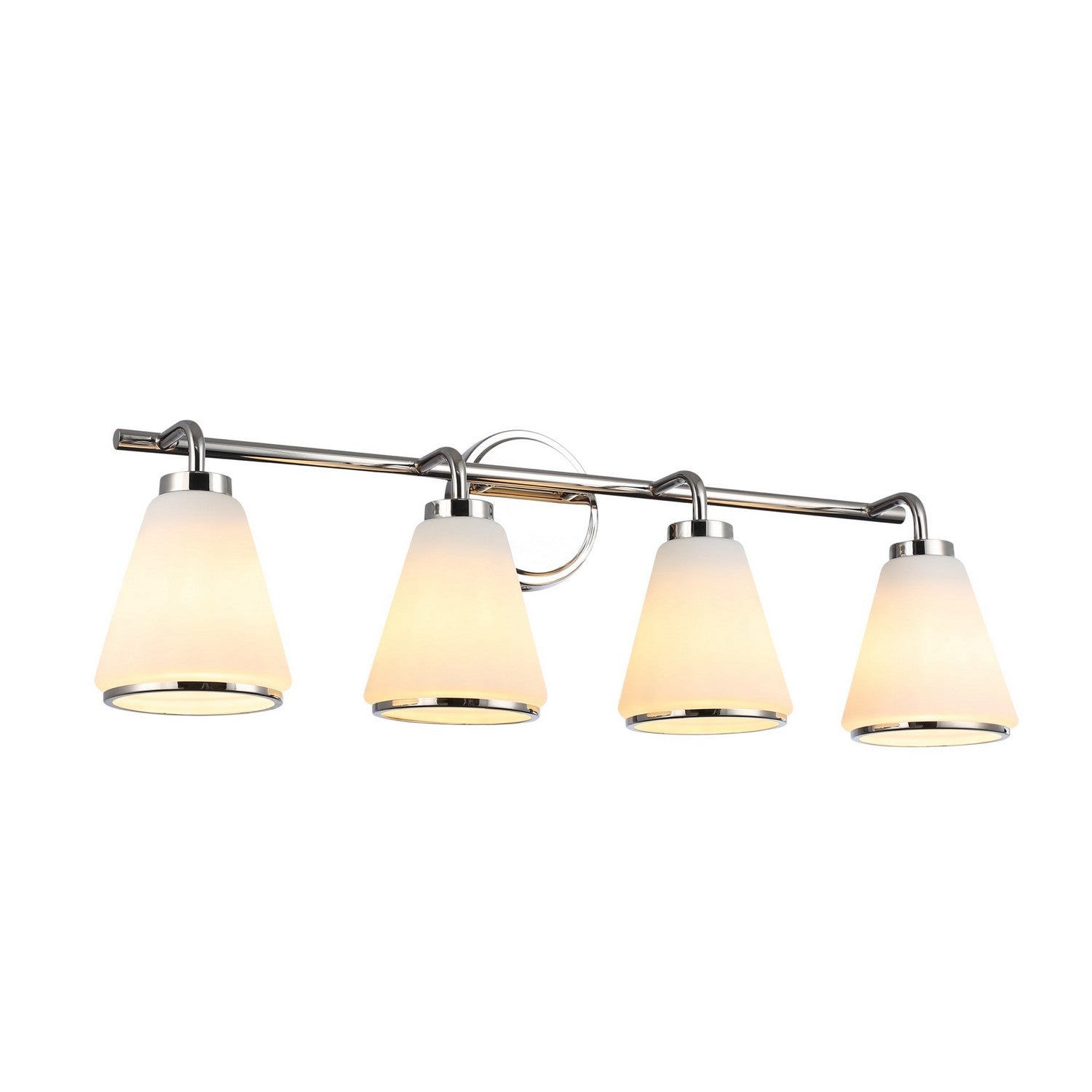 Artcraft Canada - AC12124PN - Meuble-lavabo à quatre lumières - Zoey - Nickel poli