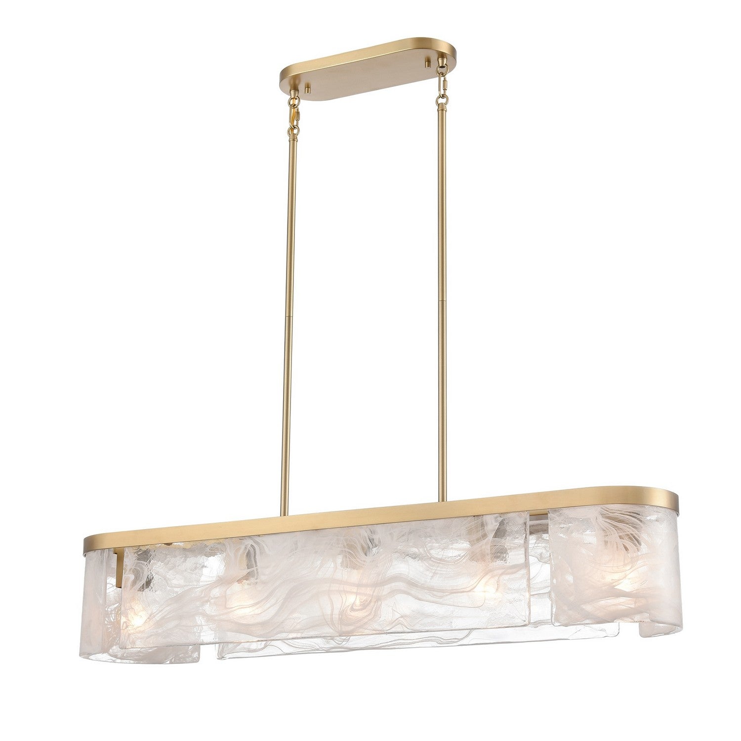 Artcraft Canada - AC12175BR - Île aux six lumières Suspension - Skye - Cuivre