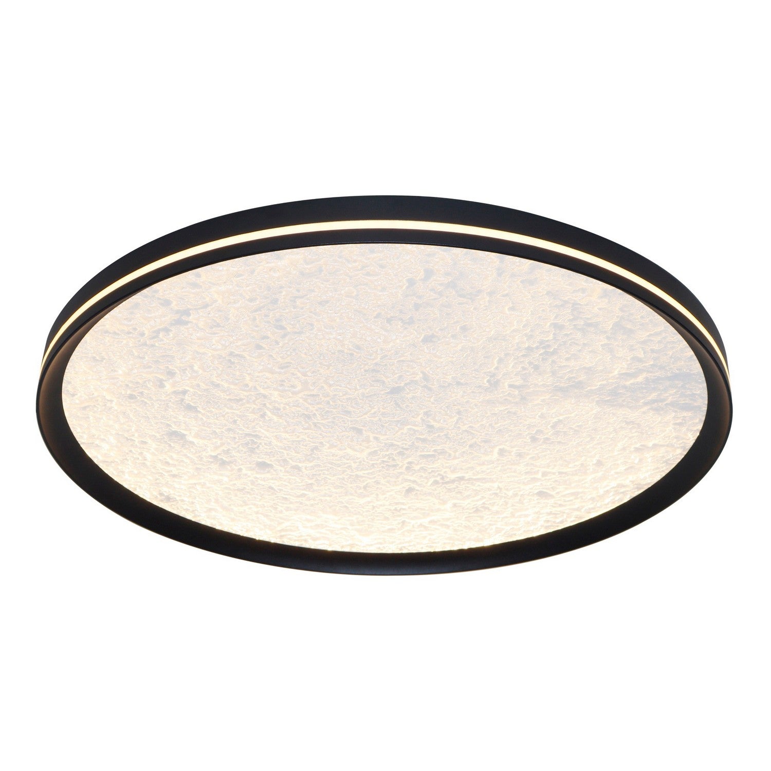 Artcraft Canada - AC6873BK - LED Flush Mount - Luna - Black