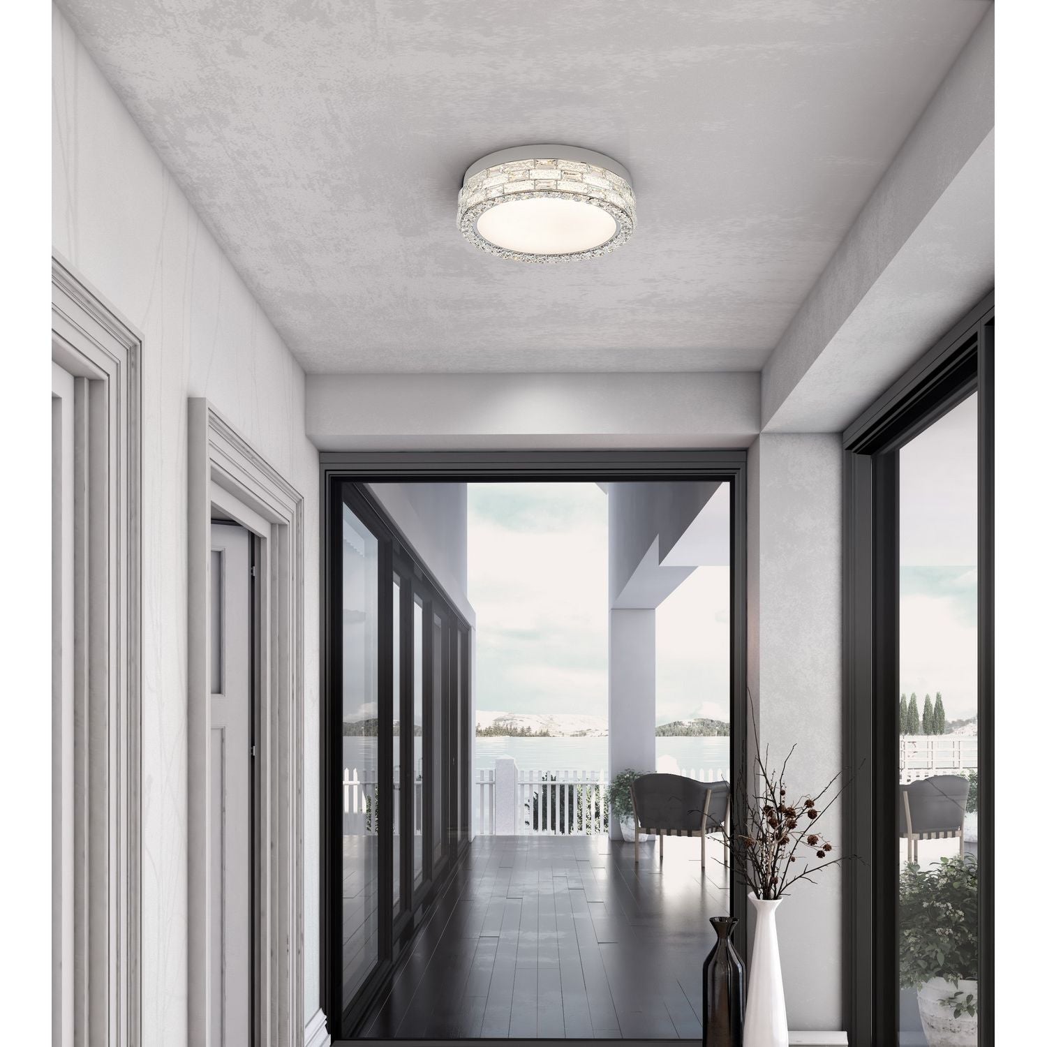 Artcraft Canada - AC6925PN - LED Flush Mount - Elegance - Chrome