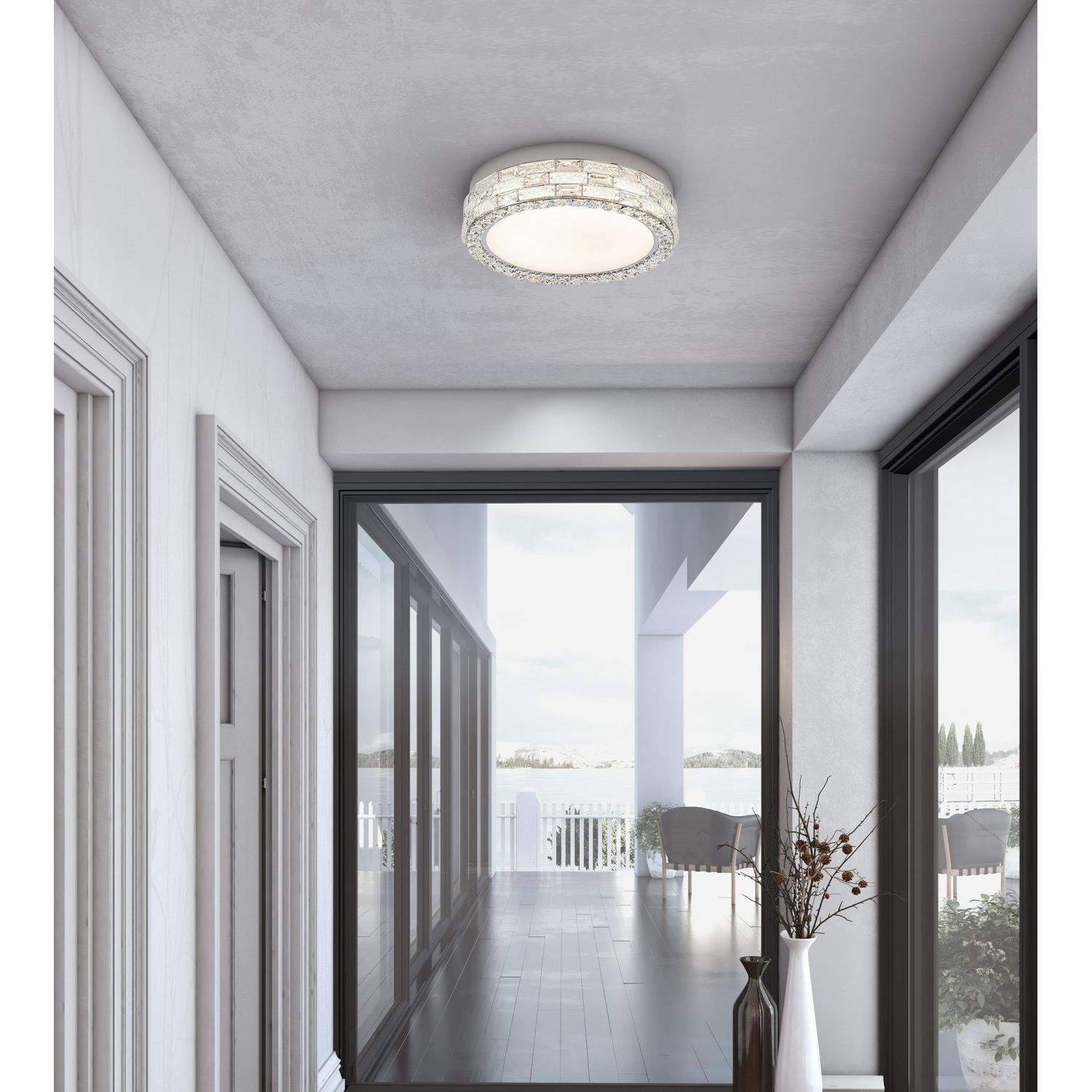 Artcraft Canada - AC6926PN - LED Flush Mount - Elegance - Chrome
