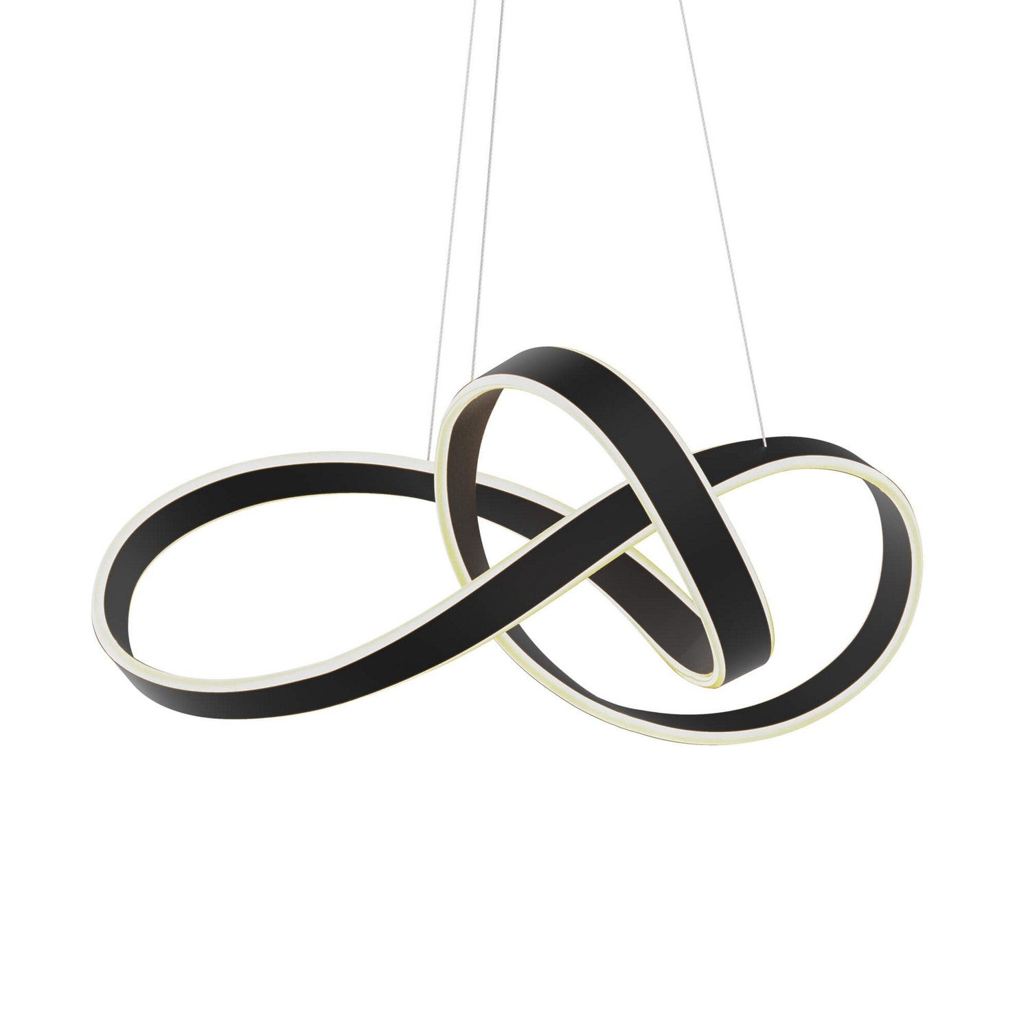 Dals - TWPD-CC-BK - One Light Pendant - Twirl - Black