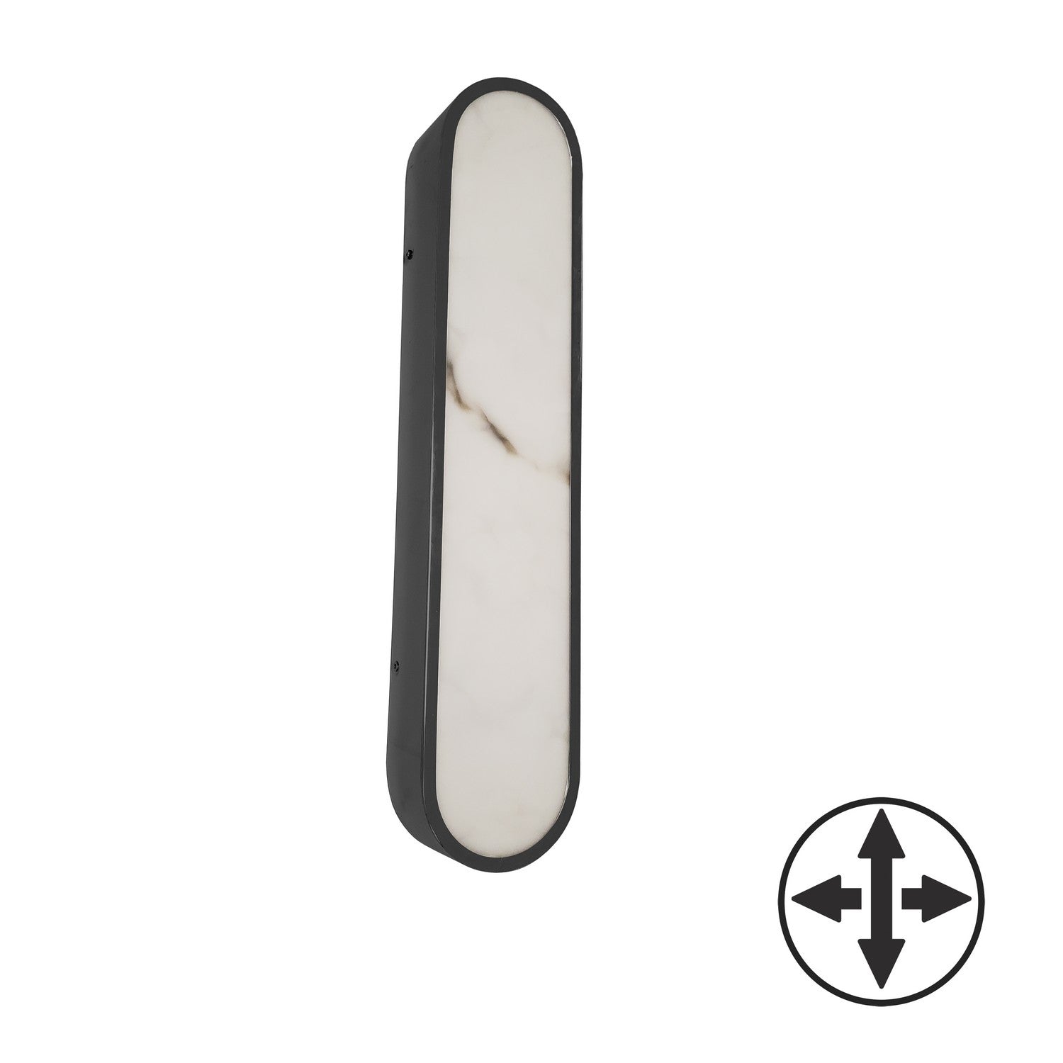 Dainolite Canada - WSH-2230LEDW-MB - One Light Wall Sconce - Walsh - Alabaster