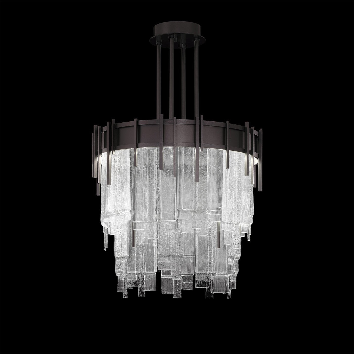 Fine Art - 100078-61 - LED Pendant - Arpeggio - Midnight Steel