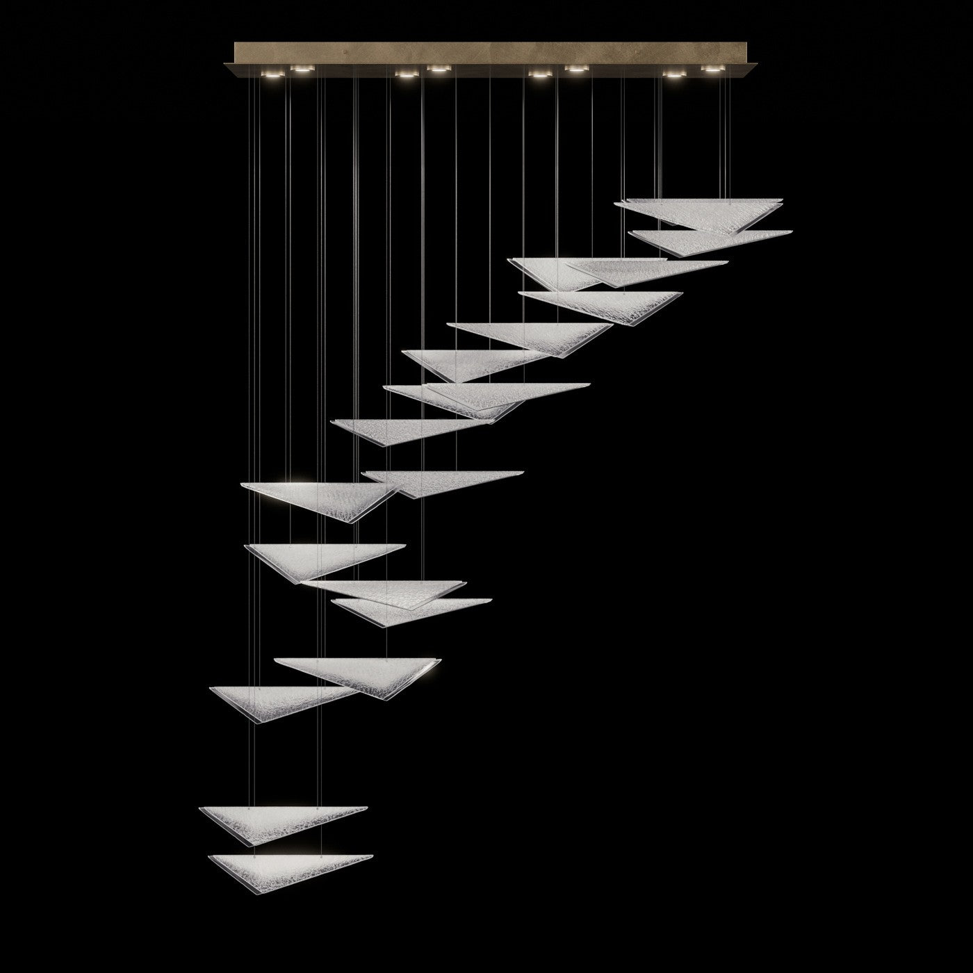 Fine Art - 100116-54 - LED Pendant - Volo - Soft Gold