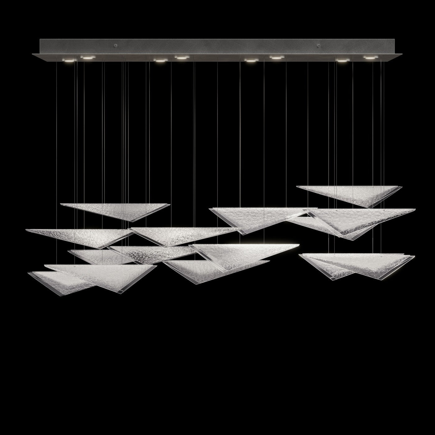 Fine Art - 100117-44 - LED Pendant - Volo - Silver