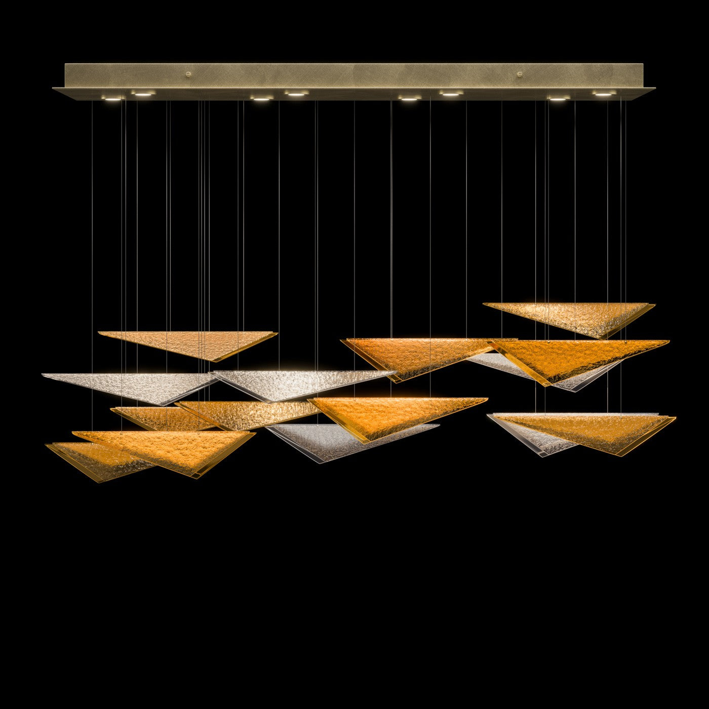 Fine Art - 100117-56 - LED Pendant - Volo - Soft Gold