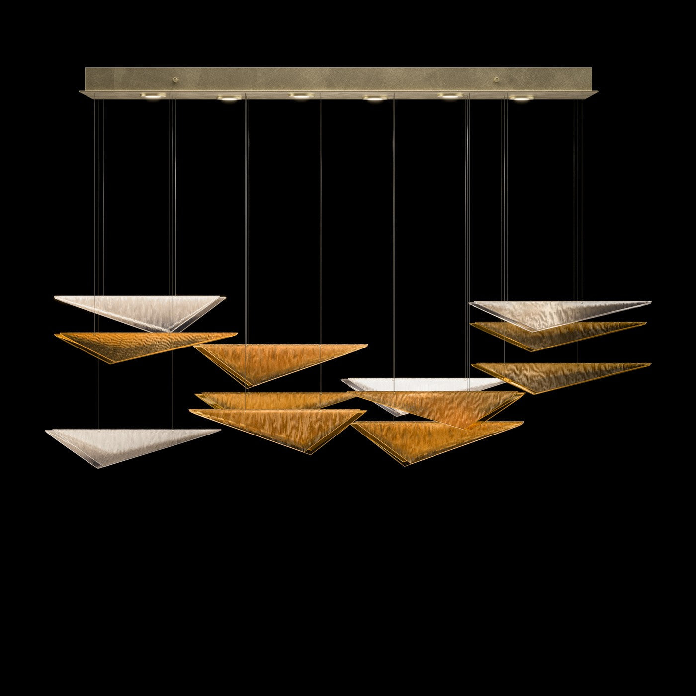 Fine Art - 100118-53 - LED Pendant - Volo - Soft Gold