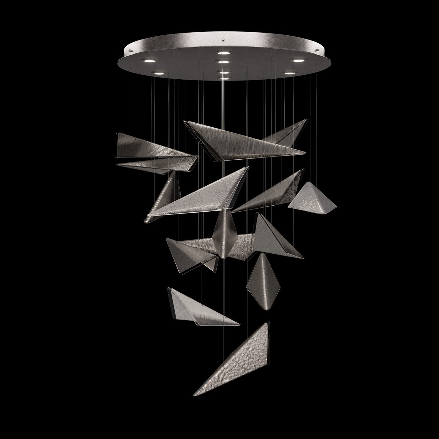 Fine Art - 100120-42 - LED Pendant - Volo - Silver