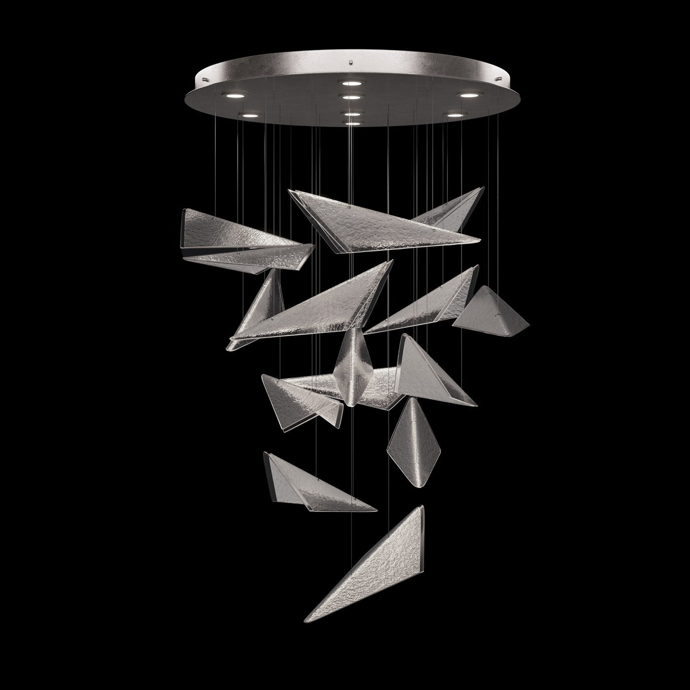 Fine Art - 100120-44 - LED Pendant - Volo - Silver
