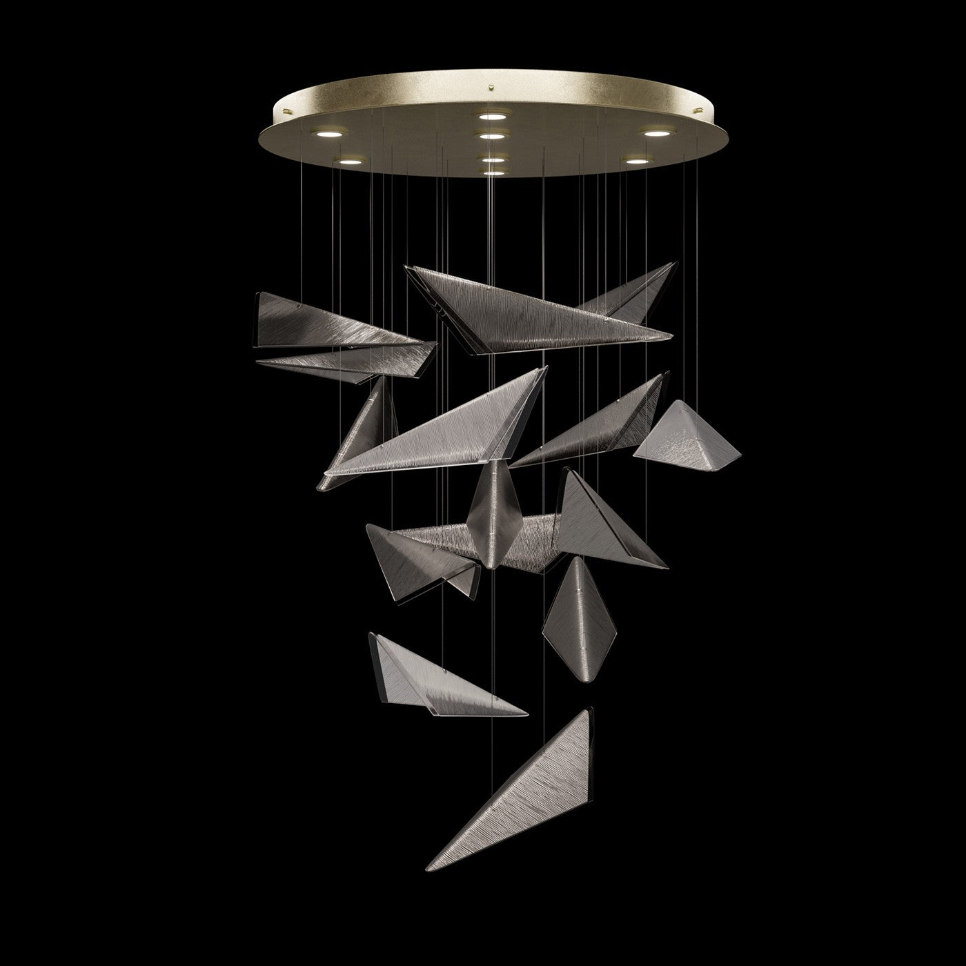 Fine Art - 100120-52 - LED Pendant - Volo - Soft Gold
