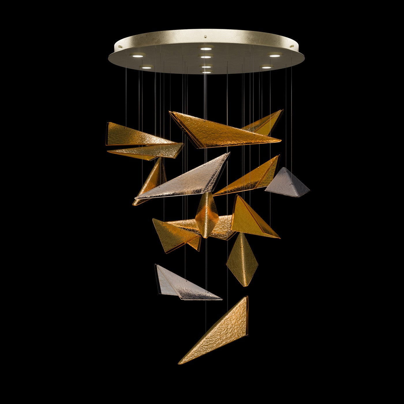 Fine Art - 100120-56 - LED Pendant - Volo - Soft Gold
