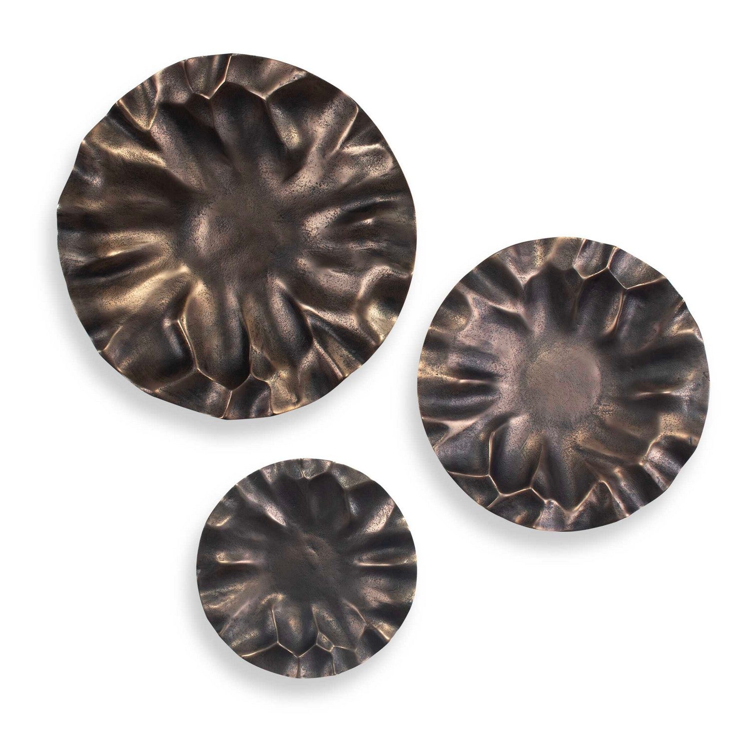 Uttermost - 04390 - Décoration murale - Pivoine - Bronze foncé doré