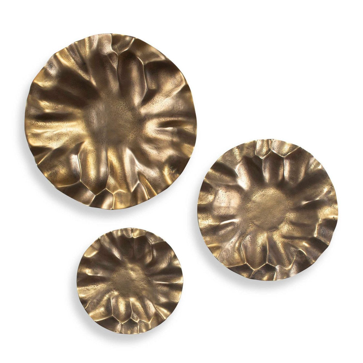 Uttermost - 04391 - Décoration murale - Pivoine - Or vintage