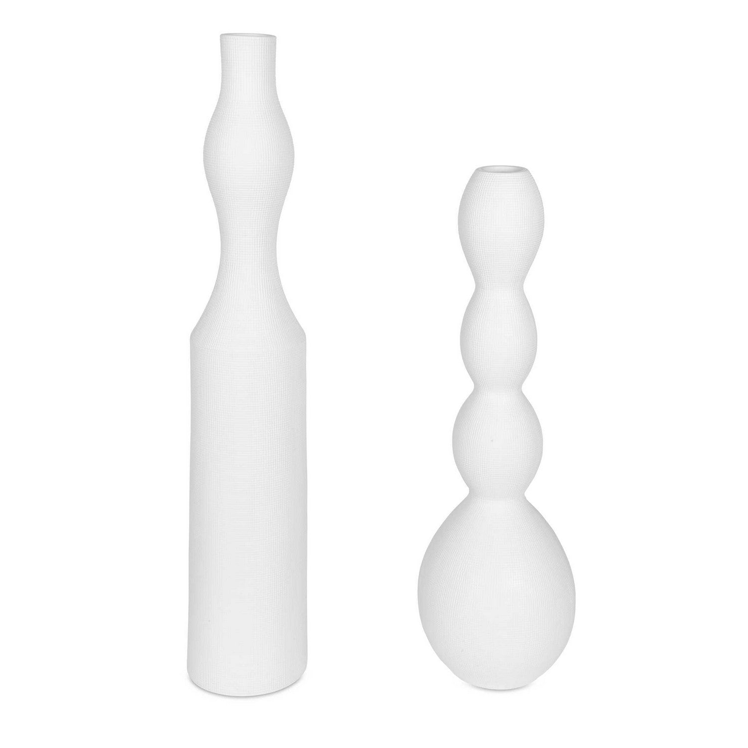 Uttermost - 18219 - Vases, lot de 2 - Forma - Céramique blanche