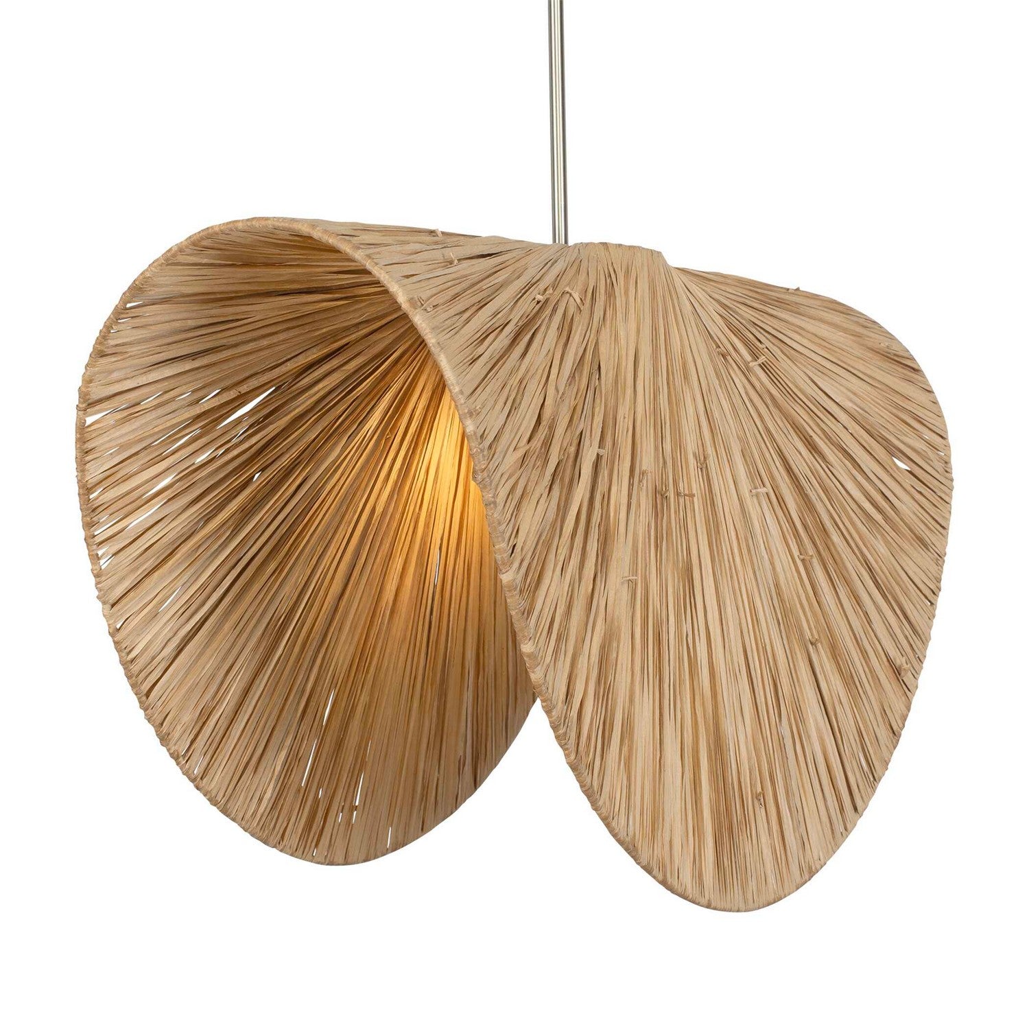Uttermost - 21625 - Une lumière Suspension - Courbure - Laiton antique