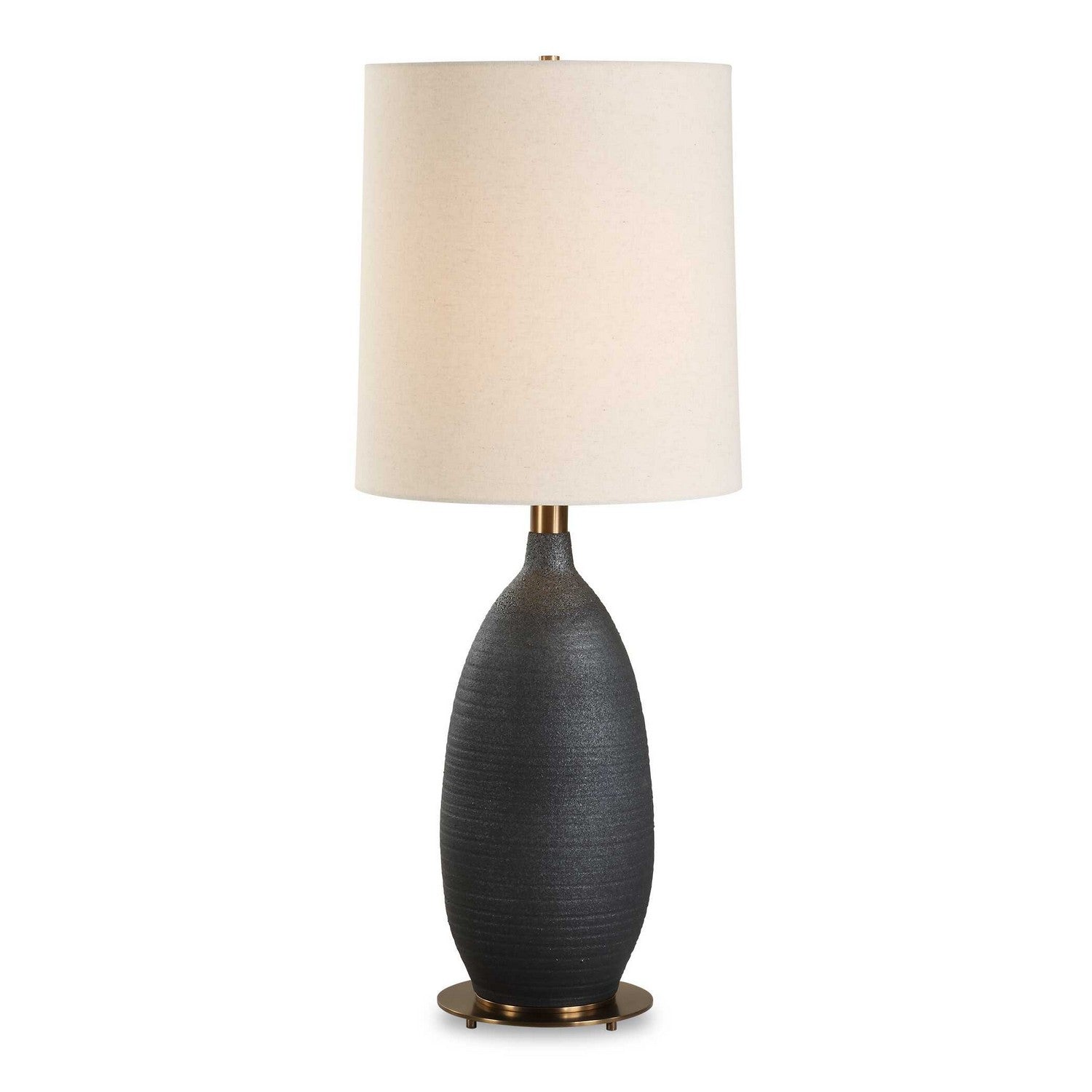 Uttermost - 30554-1 - Une lumière Lampe de table - Bower - Plaqué laiton antique