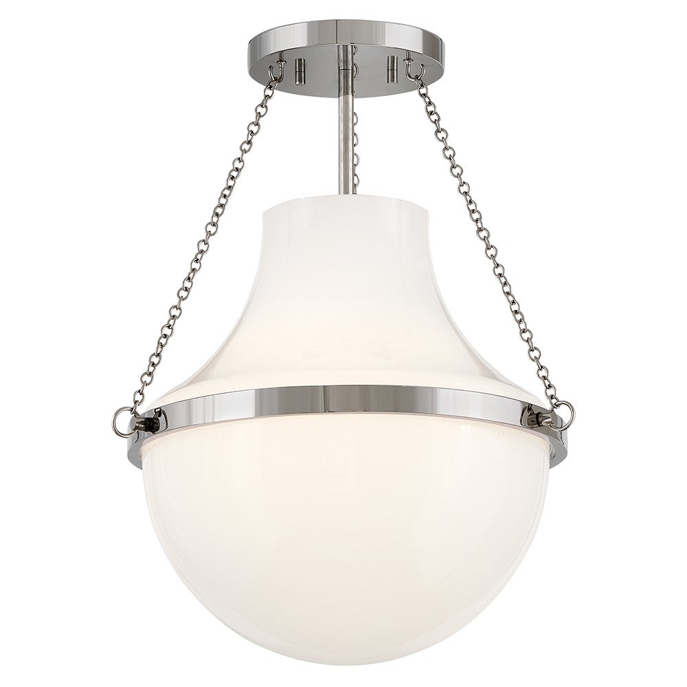 Hinkley Canada - 46891PN - LED Semi-Plafonnier - Collins - Nickel poli