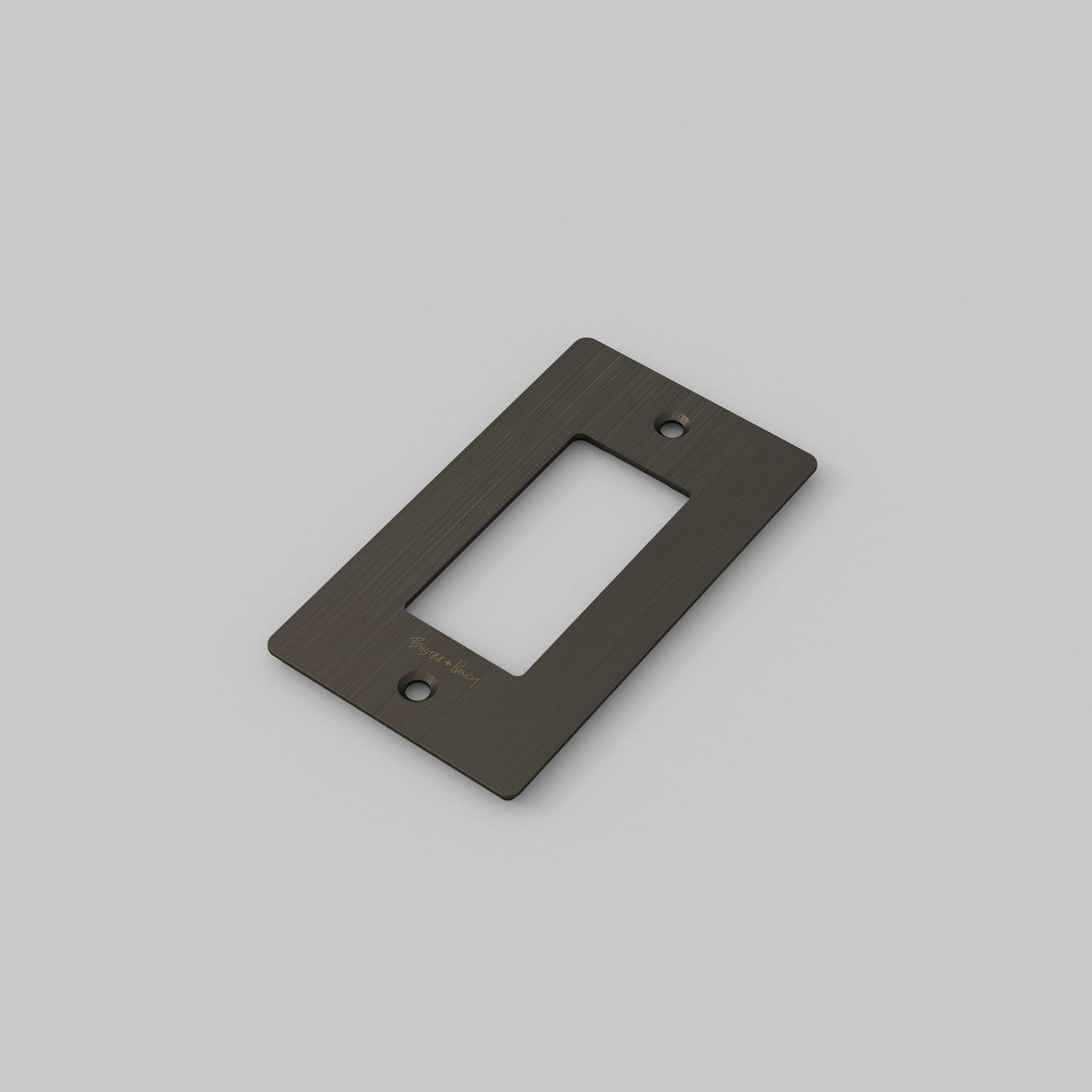 Buster + Punch - NPL-09291 - Plaque murale - Bronze fumé