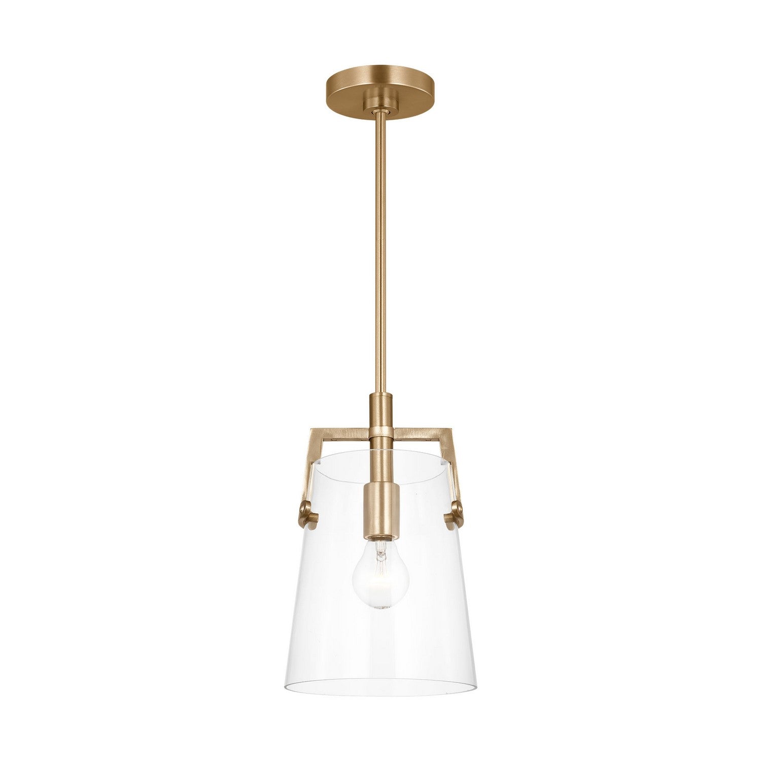 Studio de confort visuel Canada - DJP1261SB - Une lumière Suspension - Crofton - Laiton satiné