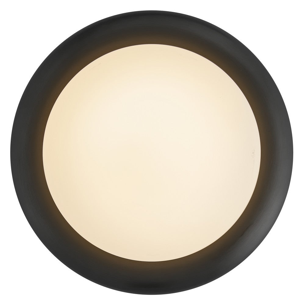 Lark 83291BK Noa Convertible Flush Mount in Black