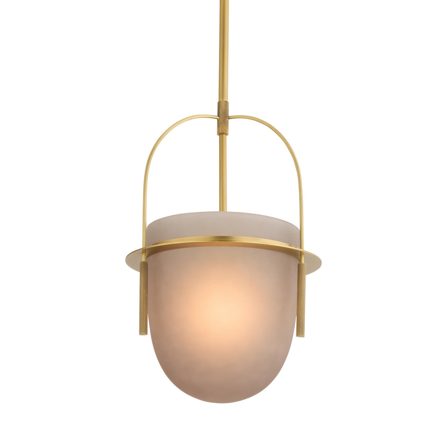 Arteriors - DPC19 - Une lumière Suspension - Kathleen - Fumée givrée