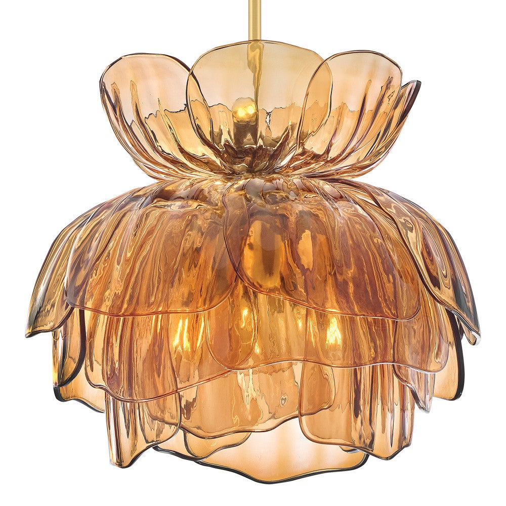 Fredrick Ramond FR46895UB-AM Fleur Fantine Suspension en laiton non verni