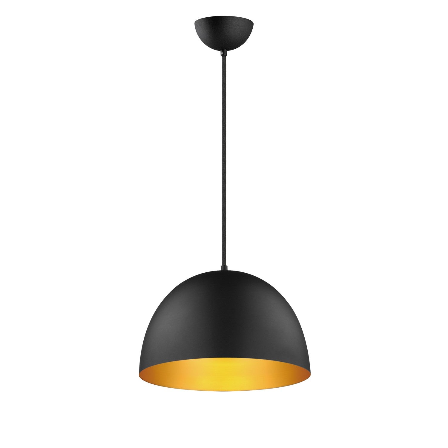Maxim Lighting 11484BKGLD Tova Pendant in Black / Gold