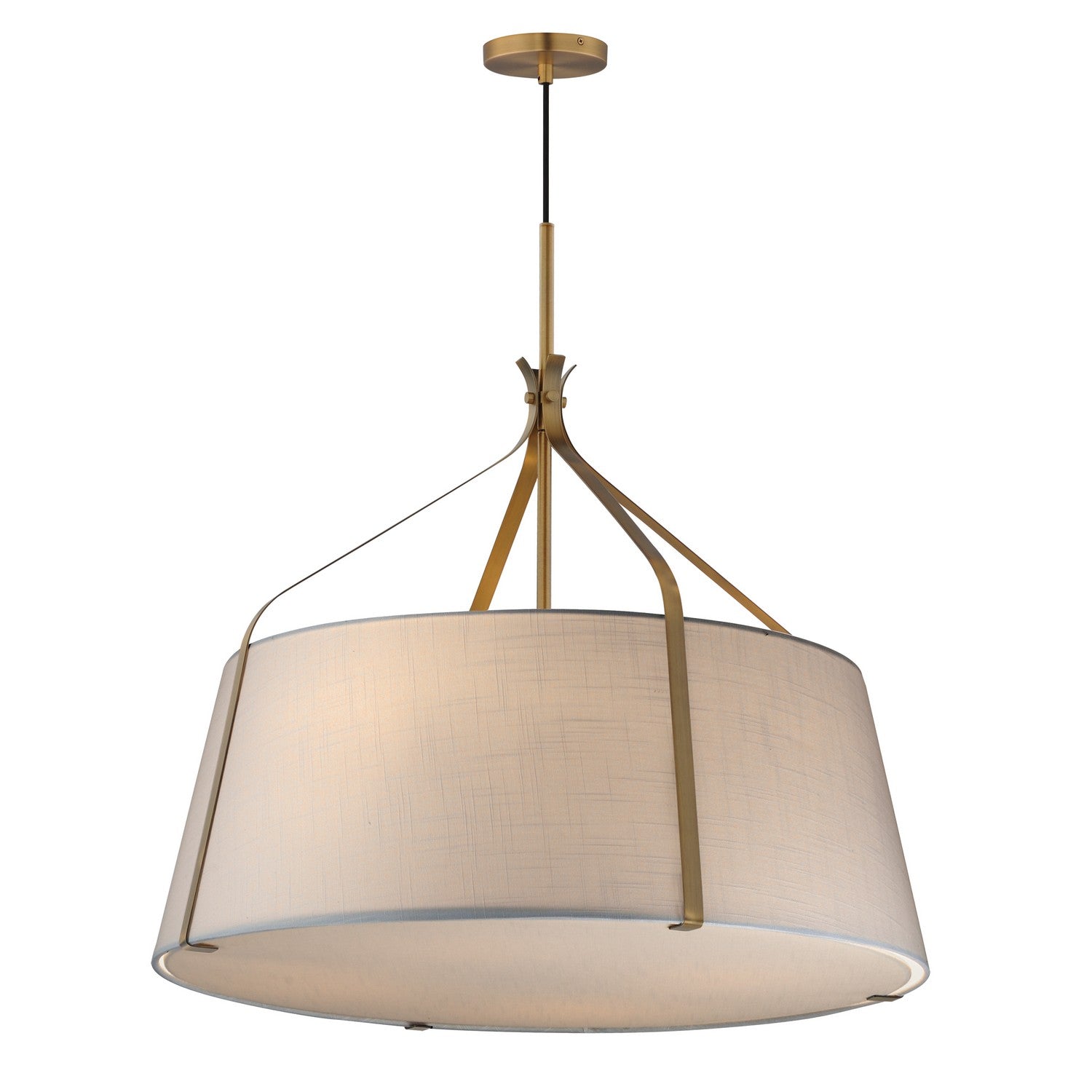 Maxim - 16183WLNAB - Four Light Pendant - Bandera - Natural Aged Brass