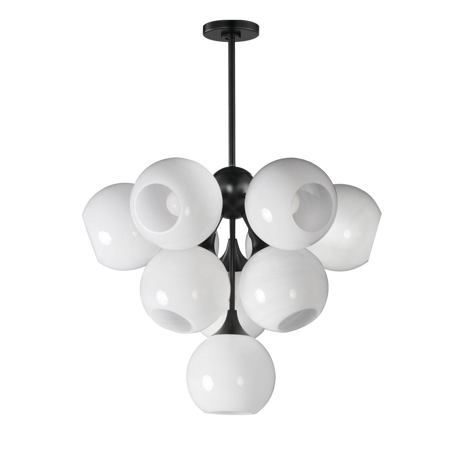 Éclairage Maxim 21228MRBK Neve Suspension en noir