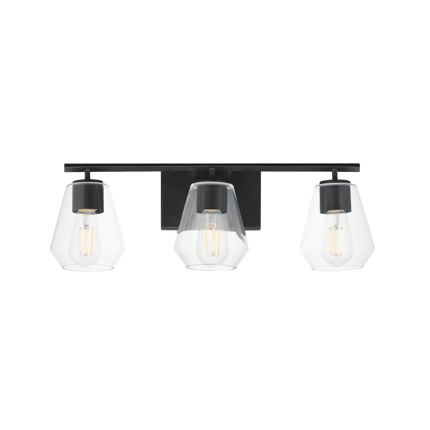 Maxim Lighting 21333CLBK Geode Bath Vanity in Black