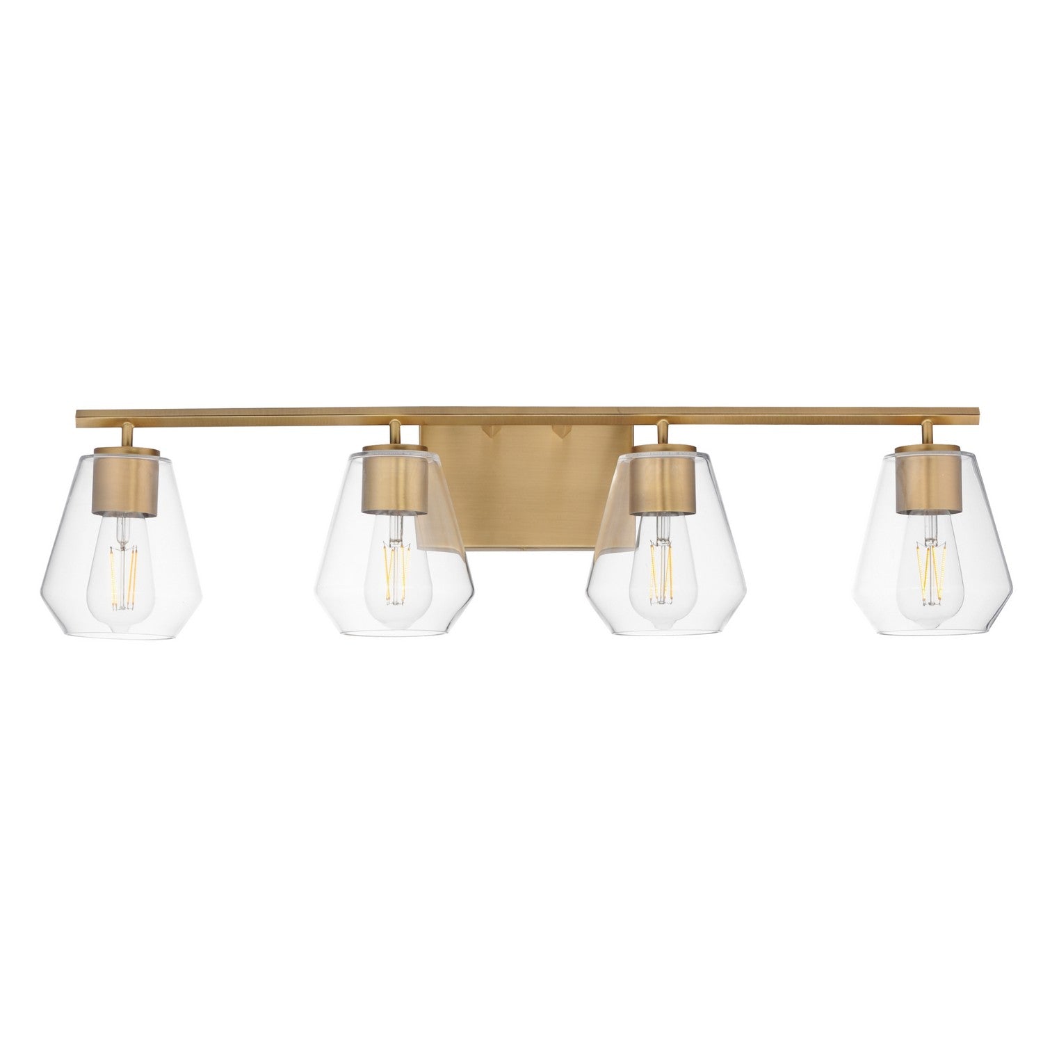 Maxim Lighting 21334CLNAB Geode Bath Vanity in Natural Aged Brass