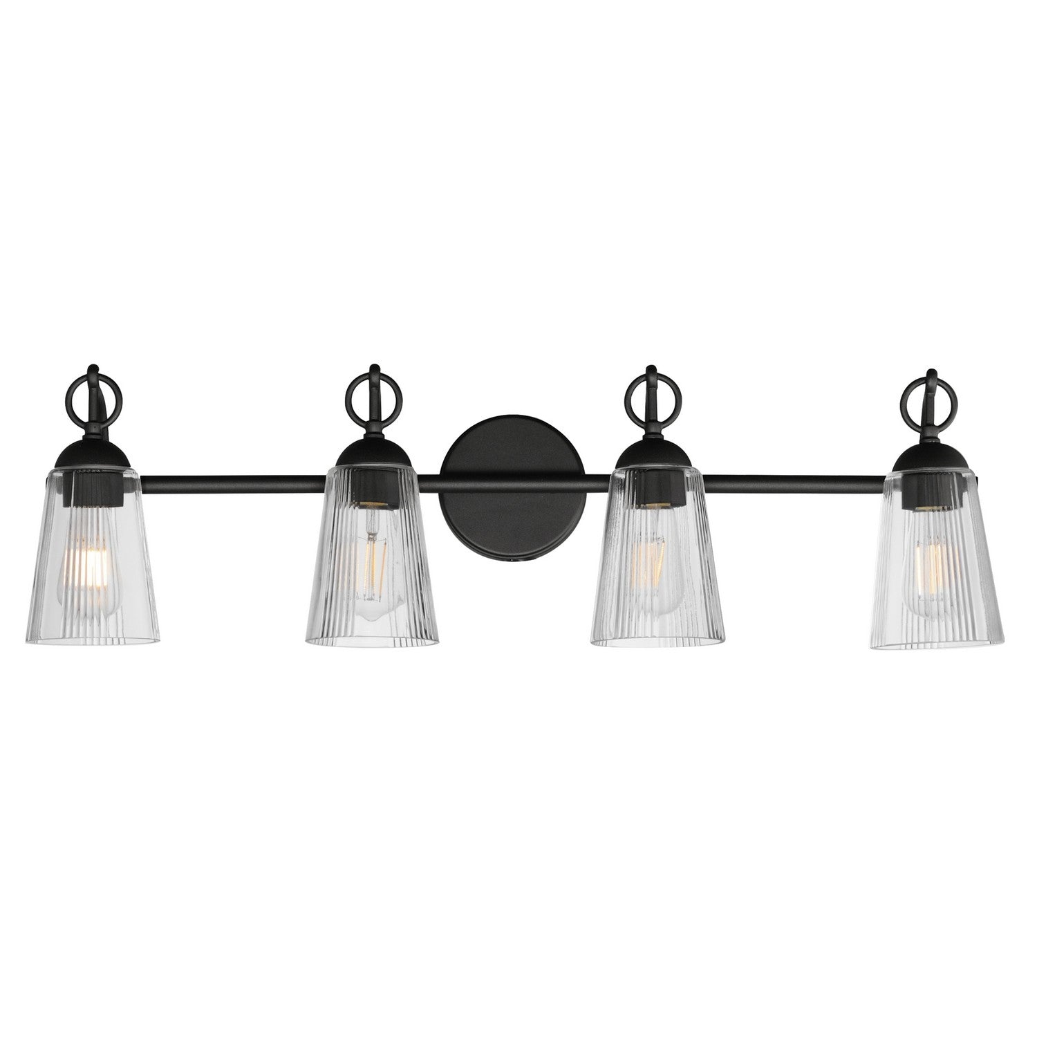 Maxim Lighting 21394CLBK Jackson Hole Bath Vanity in Black