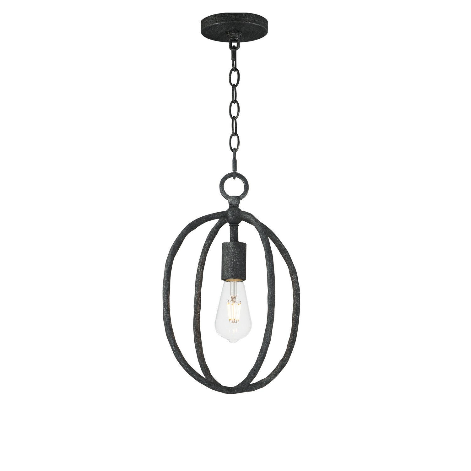 Maxim Lighting 21841BS Martel Mini Pendant in Blacksmith