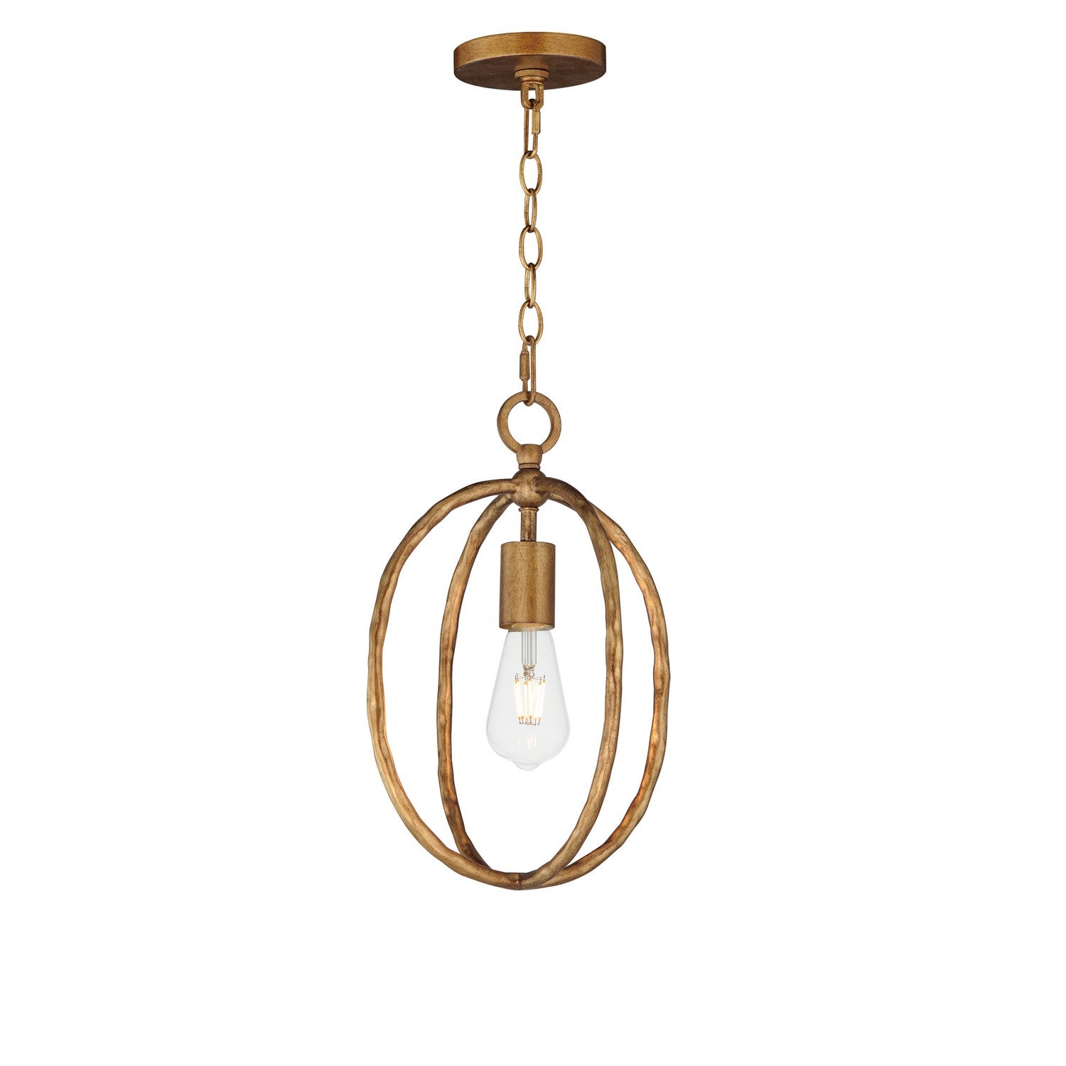 Maxim Lighting 21841EG Martel Mini Pendant in Etruscan Gold