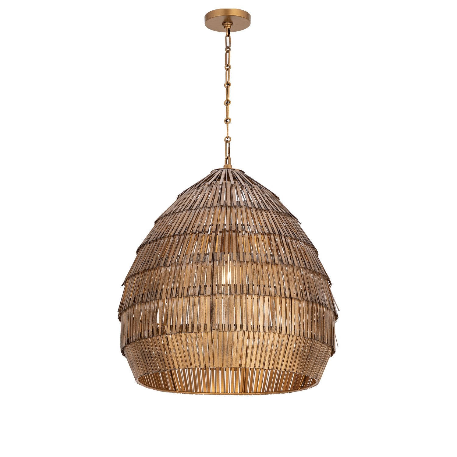Éclairage Maxim 29182AB Gilda Suspension en laiton antique