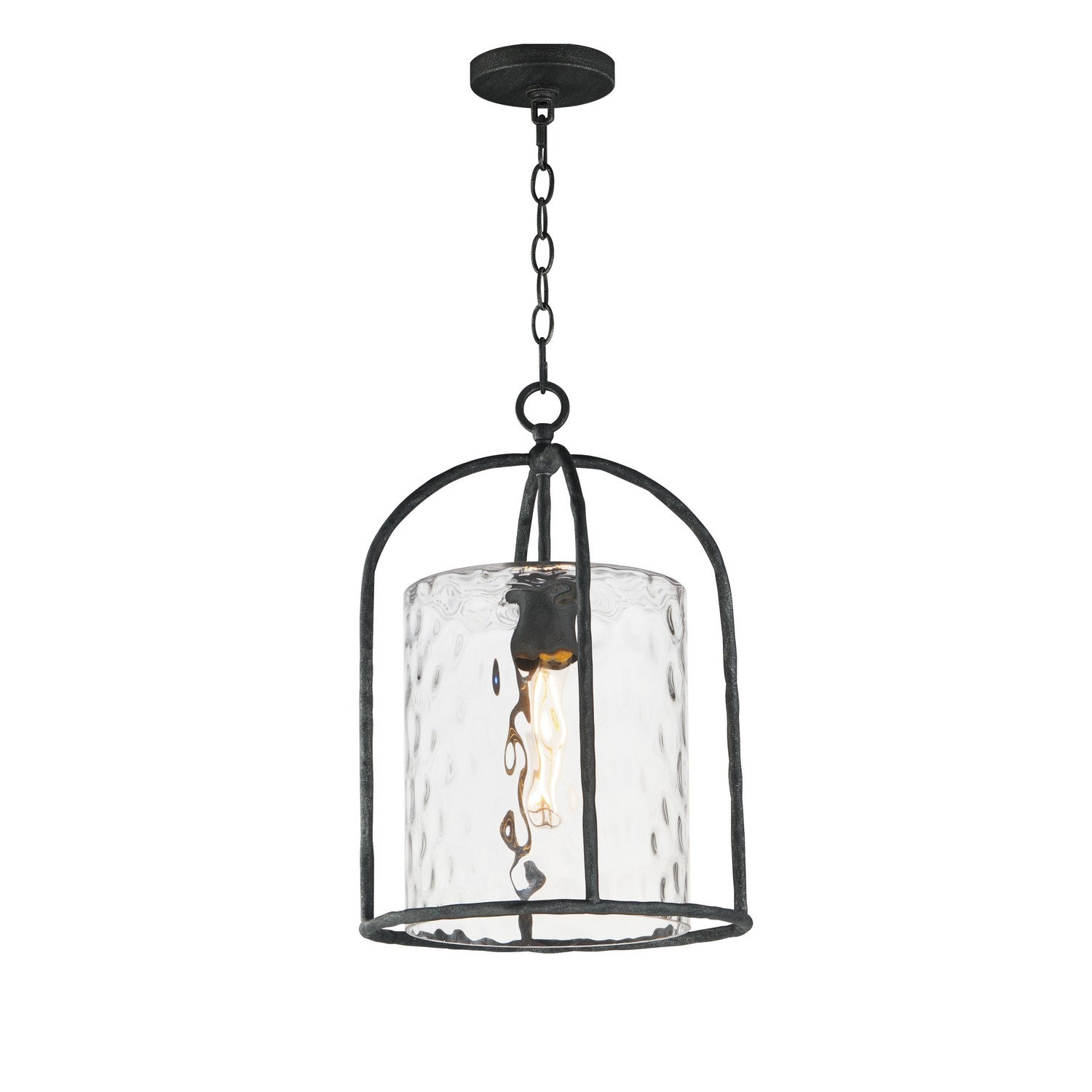 Maxim Lighting 31843WGBS Del Mar Pendant in Blacksmith