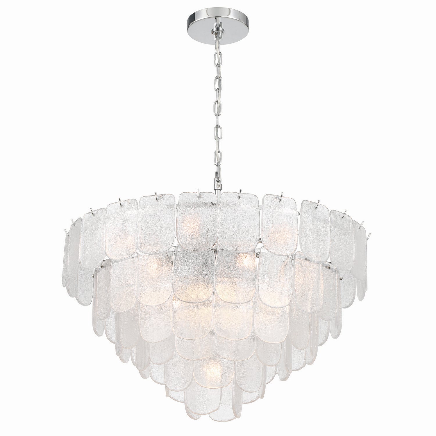 Artcraft Canada - AC12053CR - 19 Light Chandelier - Bianca - Polished Nickel, Crystalline