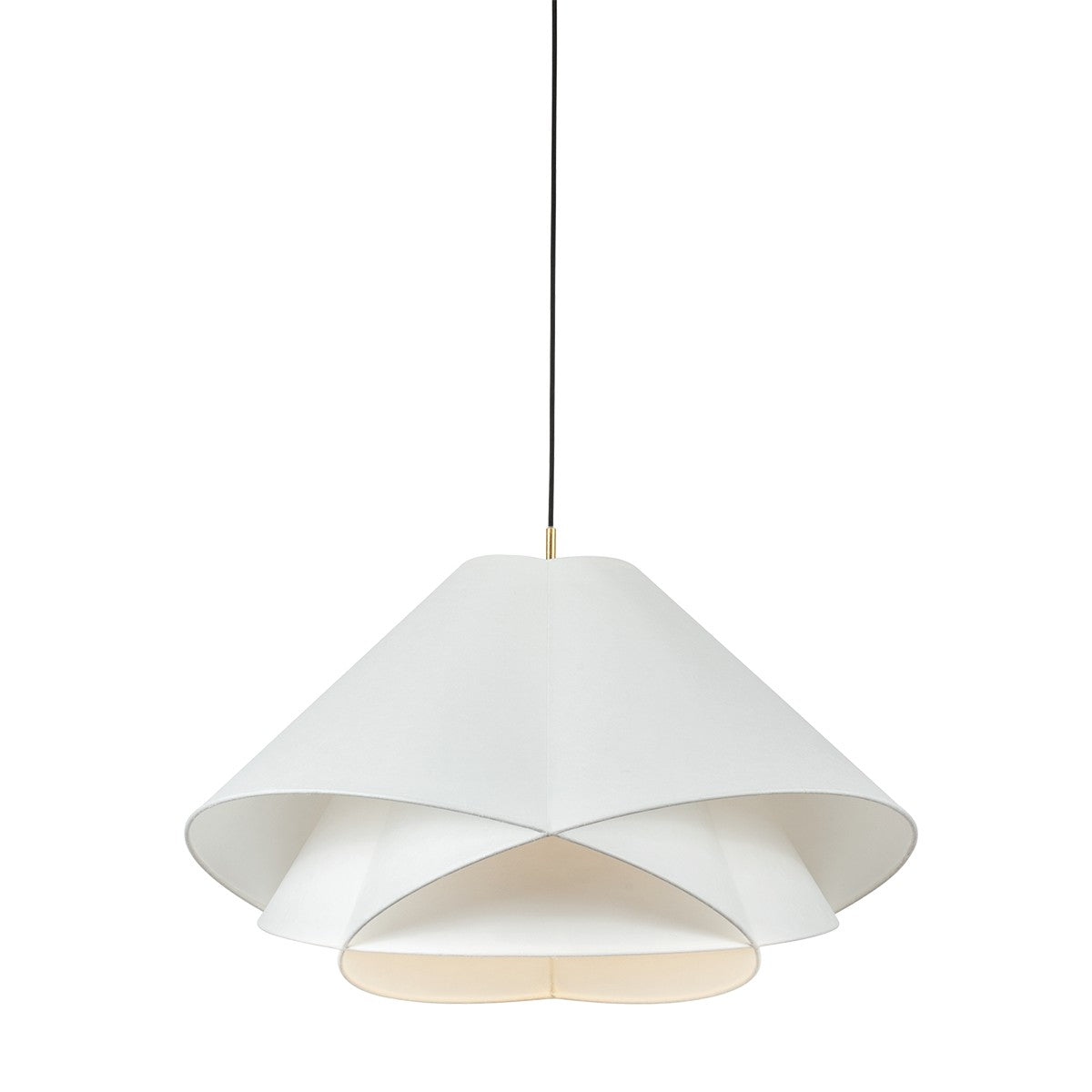 Troy Lighting Canada - F2835-VGL - One Light Pendant - Edna - Vintage Gold Leaf