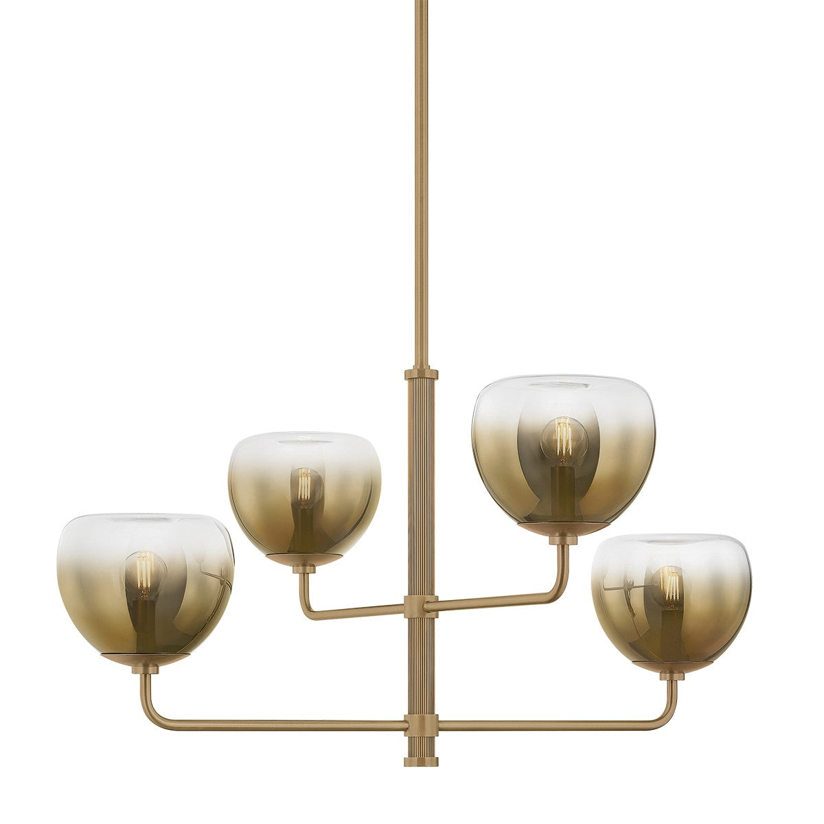 Troy Lighting Canada - F3734-PBR - Quatre lampes Suspendu - Août - Laiton patiné