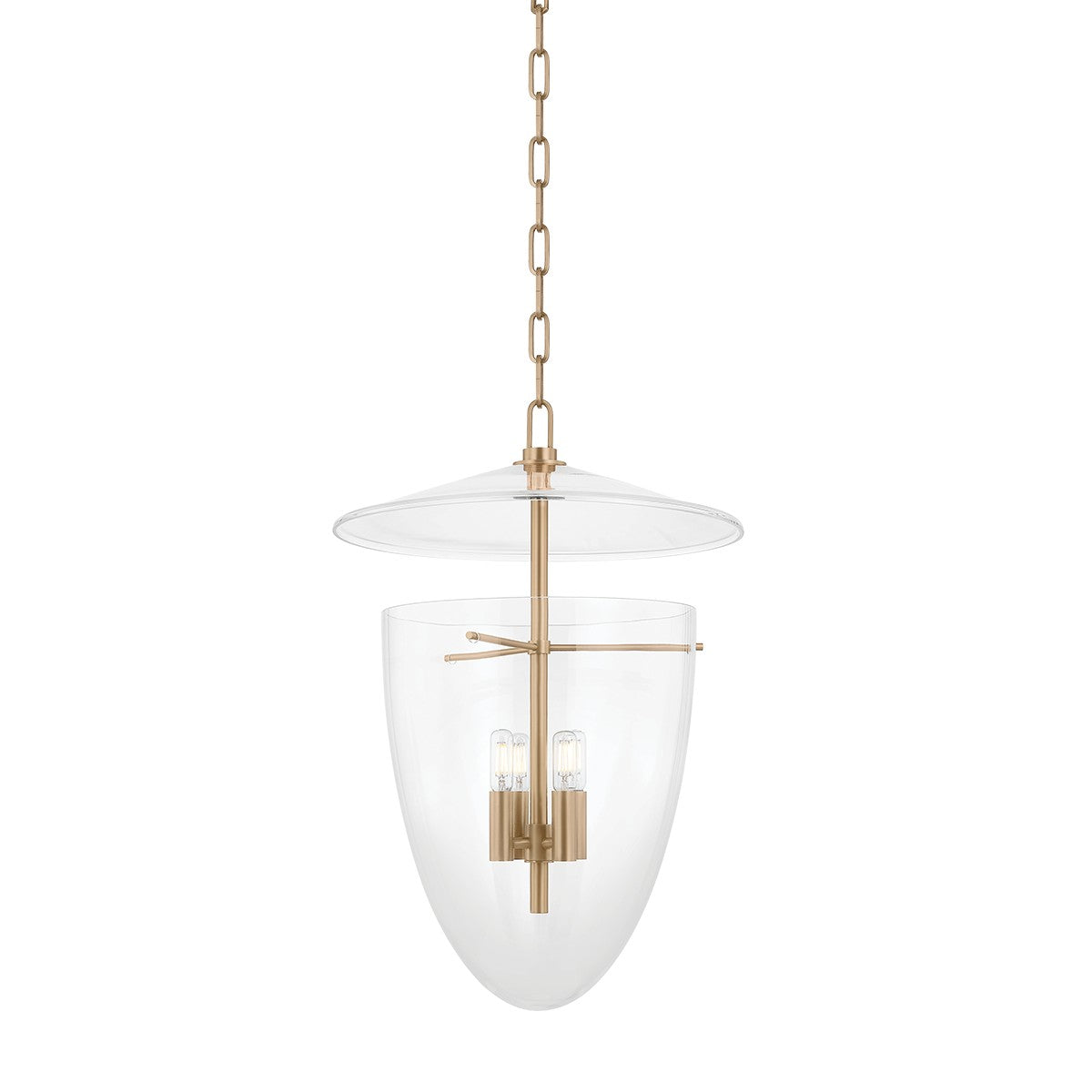Troy Lighting Canada - F4418-PBR - Lanterne à quatre lumières - Tully - Laiton patiné