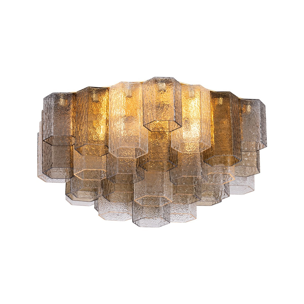 Corbett Lighting Canada - 516-26-VGL - Semi-remorque à six lumières Plafonnier - Helsinki - Feuille d'or vintage