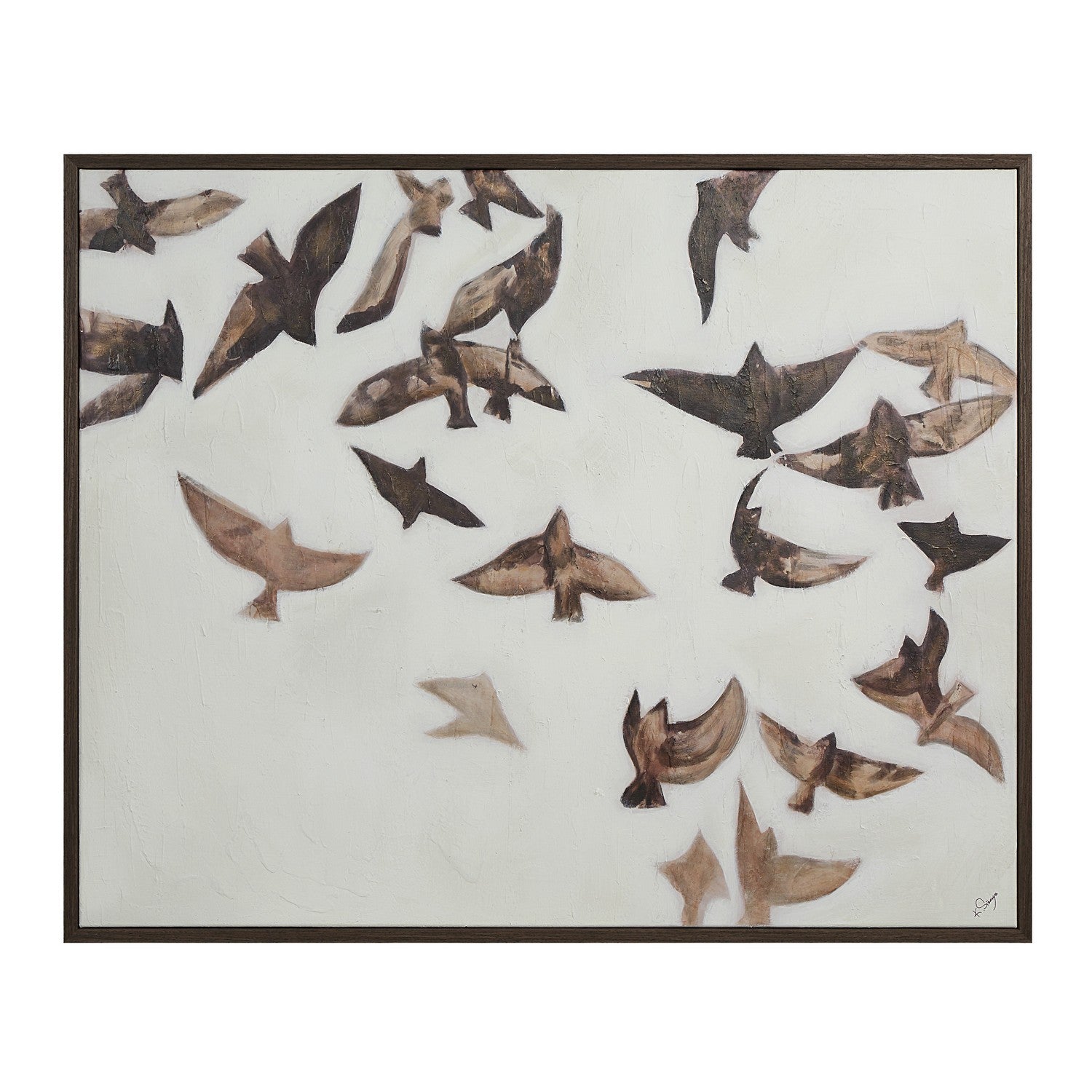 Renwil Canada - OL2183 - Canvas Art - Busan - Dark Brown