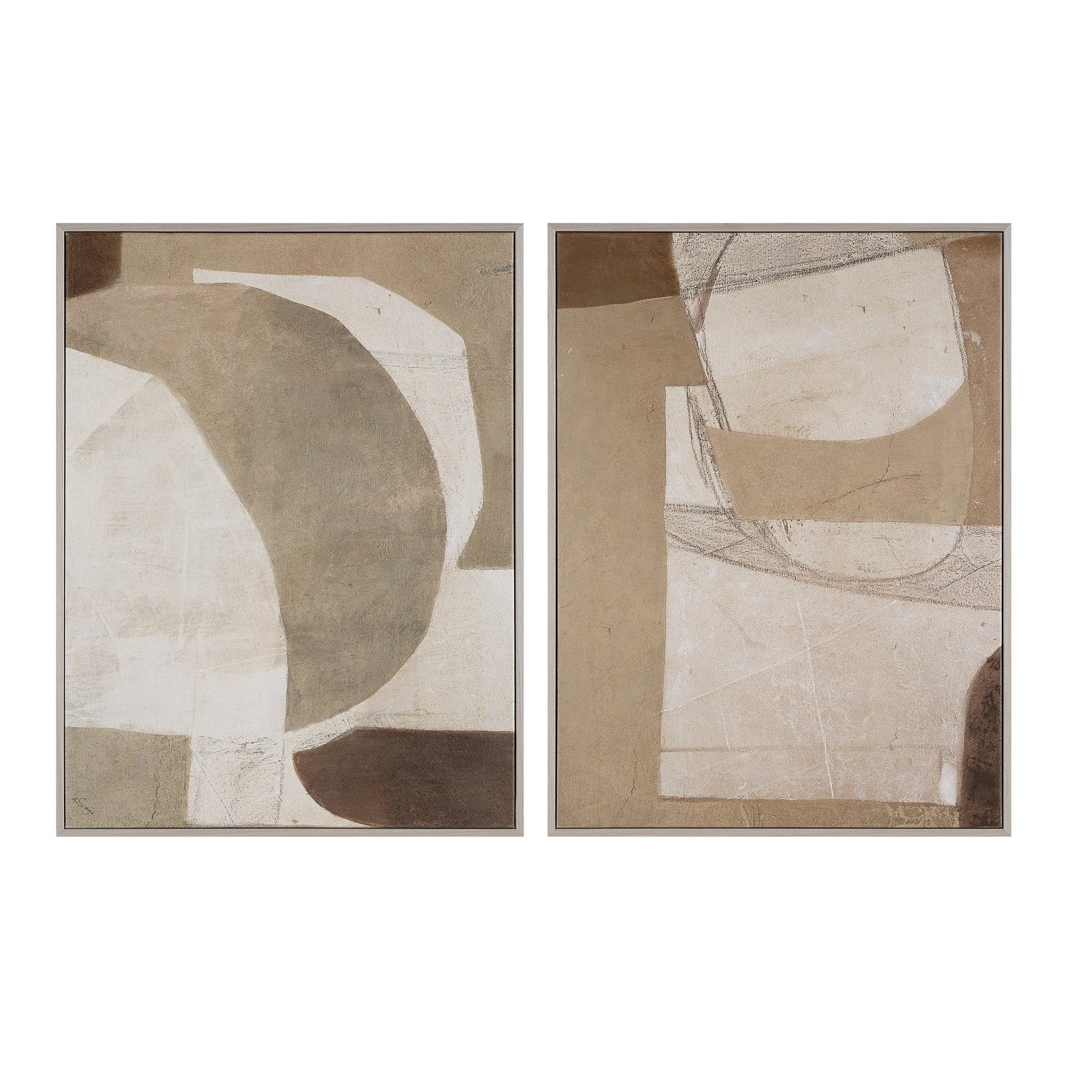 Renwil Canada - OL2246 - Canvas Art - Alcea - Light Walnut