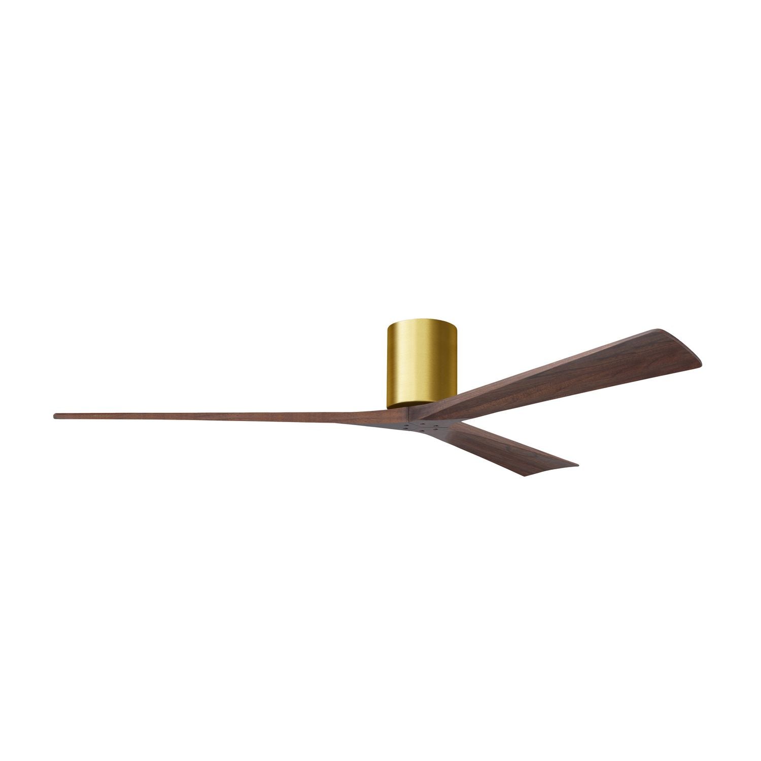 Matthews Fan Company - IR3H-BRBR-WA-72 - 72"Ceiling Fan - Irene-3H - Brushed Brass