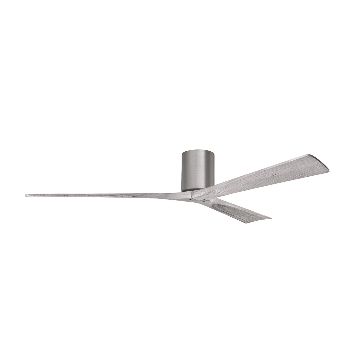 Matthews Fan Company - IR3H-BP-BW-72 - 72"Ceiling Fan - Irene-3H - Brushed Pewter