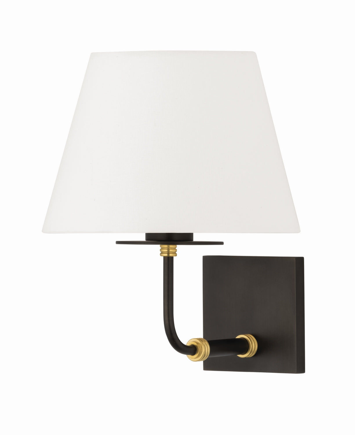Hudson Valley Canada - 1061-AGB/DB - One Light Wall Sconce - Crown Heights - Aged Brass