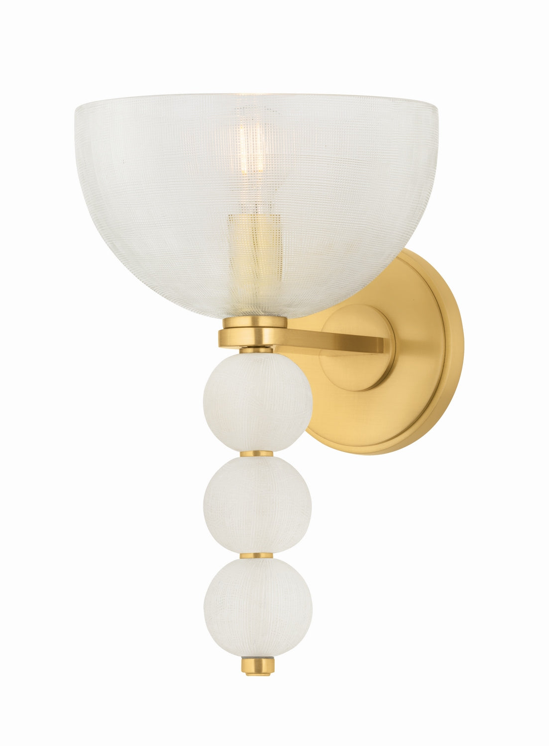 Hudson Valley Canada - 2331-AGB - One Light Wall Sconce - Bloomvale - Aged Brass
