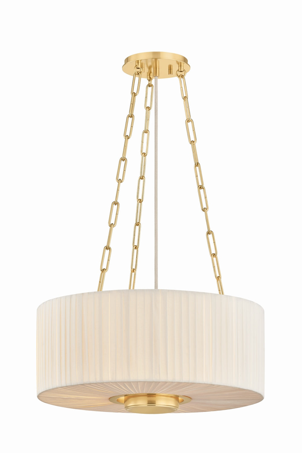 Hudson Valley Canada - 2703-AGB - Three Light Pendant - Camby - Aged Brass